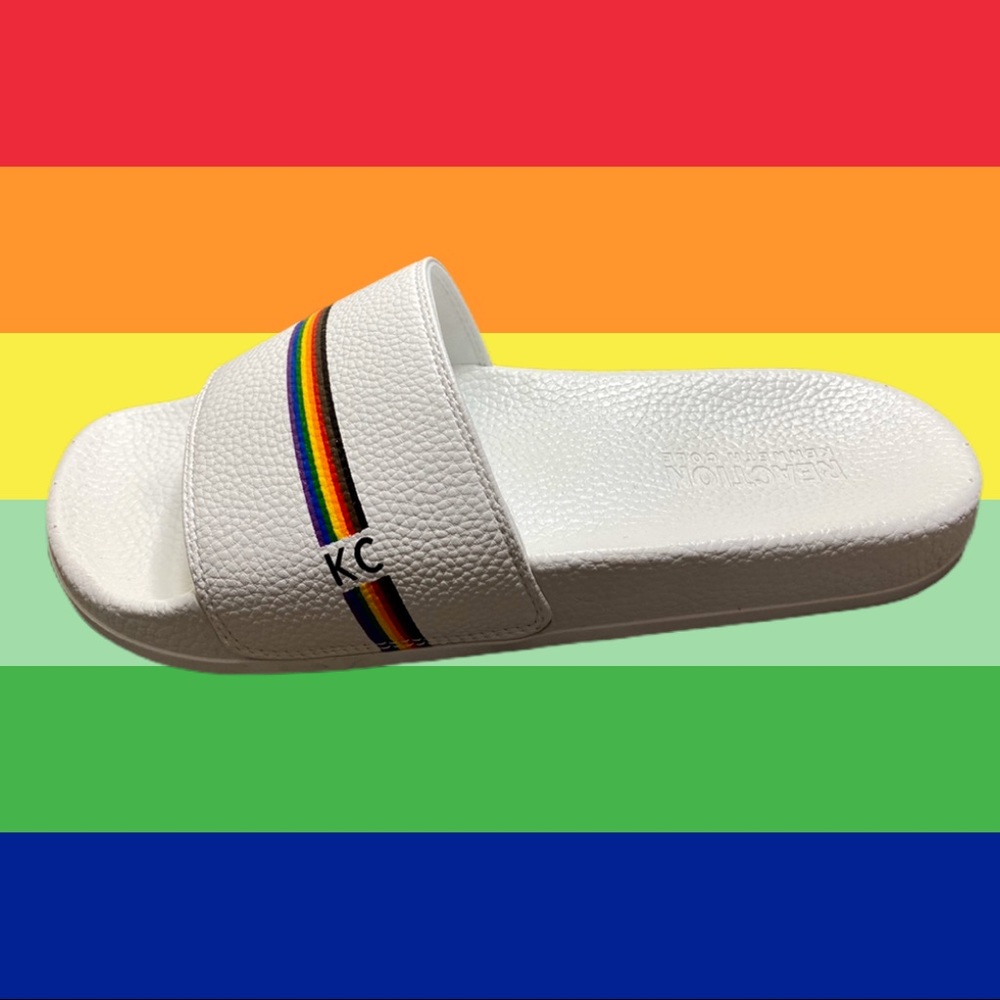 KENNETH COLE REACTION SLIDE FOR PRIDE MENS SANDAL - Picture 2 of 5